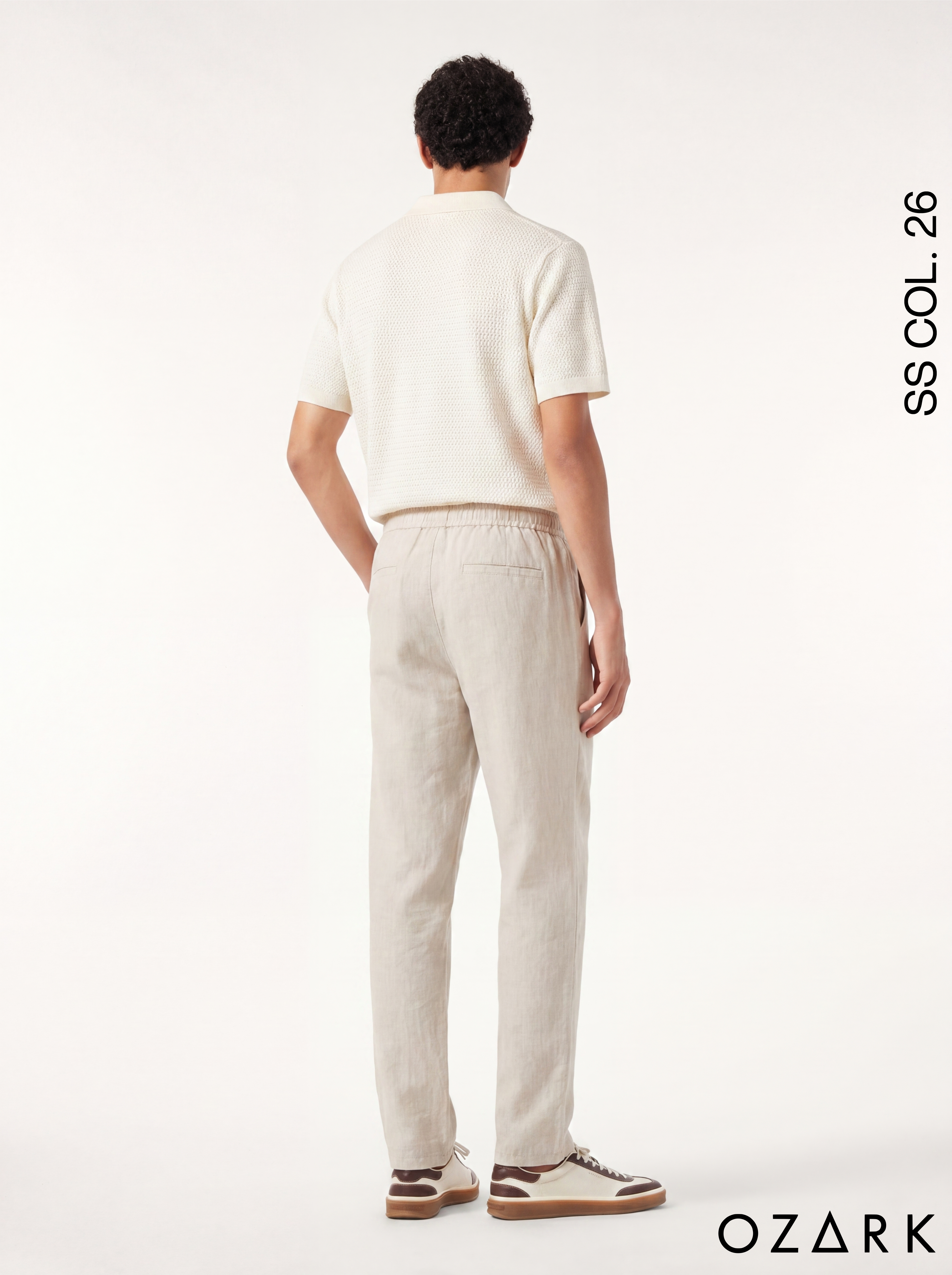 WHITE KNIT POLO