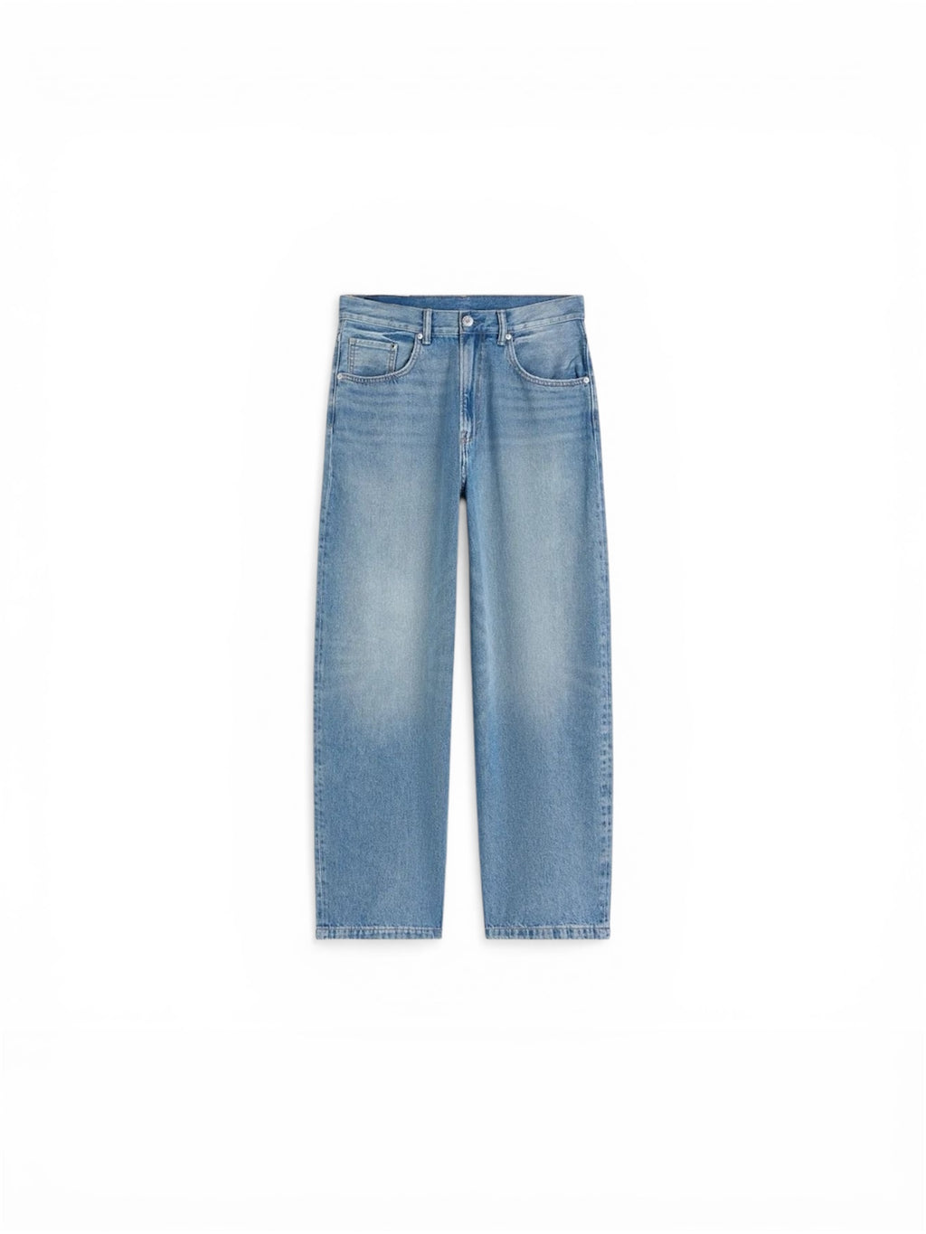 Blue baggy jeans