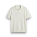 WHITE KNIT POLO